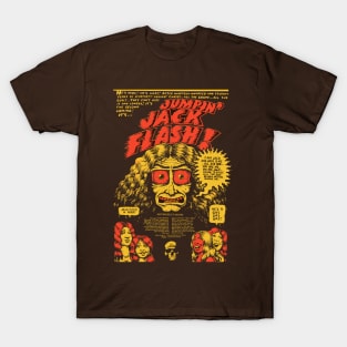 jumpin jack flash oz magazine graphic T-Shirt